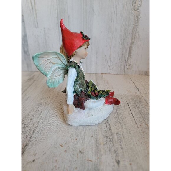 Mark Roberts sitting snow fairy elf vintage unique home decor - Picture 3 of 9